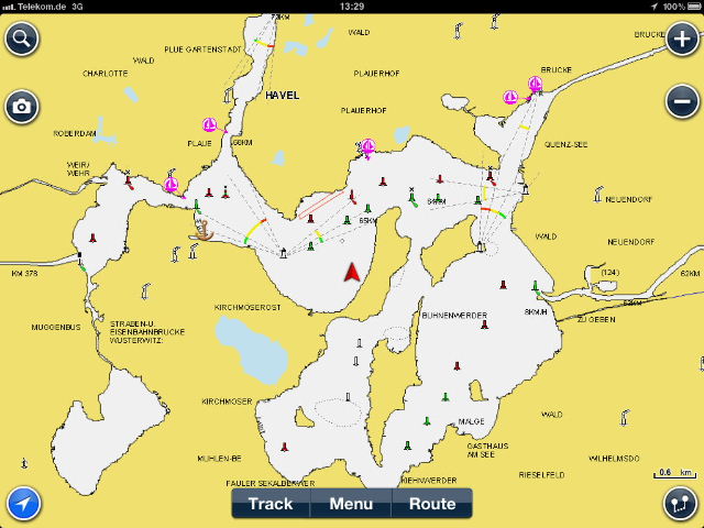 Navionics Europe HD - Plauer See / Breitlingsee (Brandenburg)