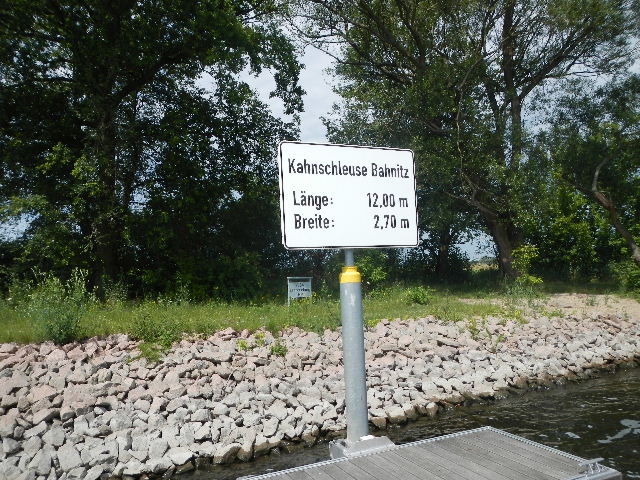 Kahnschleuse Bahnitz - Bild 1