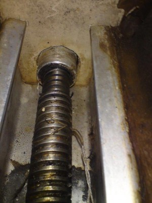 Spindel letzte 20mm oben ohne Draht normal?!