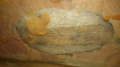 Mit Wassereinbruch auch in Balsaholz