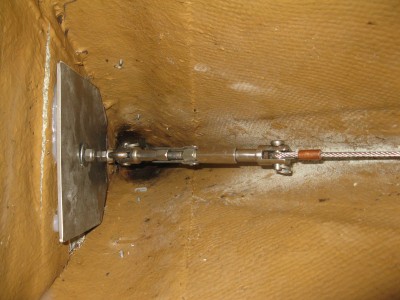 Platte mit Spanner