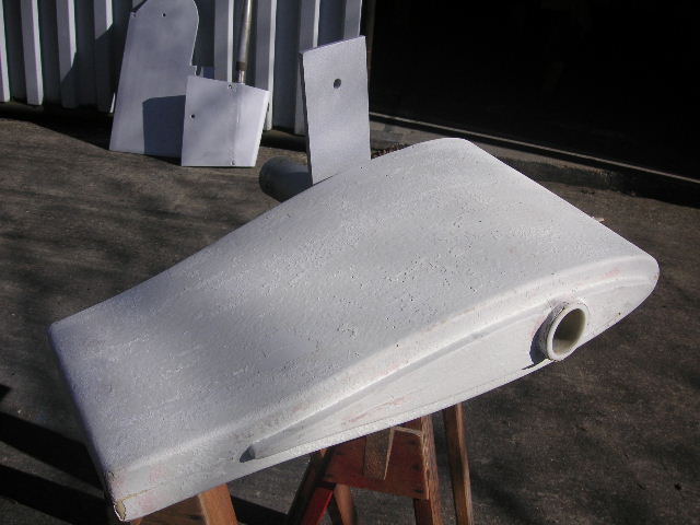 Ruder DY25 nach dem Sandstrahlen - Bild 1