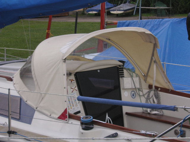 Sprayhoot von achtern